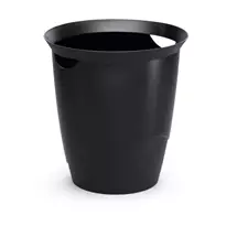 Waste container | Durable TREND Round Black | Quzo UK