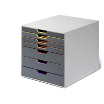 Desk Trays/Organizers | Durable Varicolor 7 Grey, Multicolour | In Stock | Quzo UK