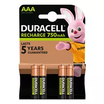 Batteries | Duracell AAA (4pcs) Rechargeable battery Nickel-Metal Hydride (NiMH)