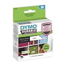 Dymo | DYMO Authentic LabelWriter Durable Labels | 25mm x 54mm | White Poly |