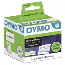 Paper | DYMO Authentic LabelWriter Large Shipping Labels/Name Badges | 54 mm x