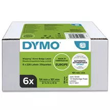 Paper | DYMO Authentic LabelWriter Large Shipping Labels/Name Badges | 54mm x