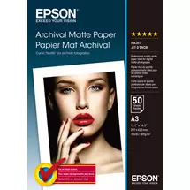 Epson | Epson Archival Matte Paper, DIN A3, 189g/m², 50 Sheets