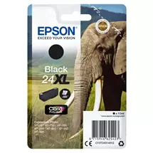 Epson | Epson Elephant Singlepack Black 24XL Claria Photo HD Ink
