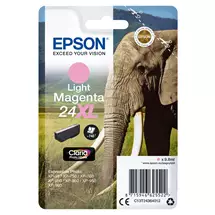 Epson | Epson Elephant Singlepack Light Magenta 24XL Claria Photo HD Ink