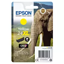 Epson | Epson Elephant Singlepack Yellow 24XL Claria Photo HD Ink