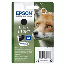 Epson | Epson Fox Singlepack Black T1281 DURABrite Ultra Ink