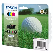 Epson | Epson Golf ball Multipack 4-colours 34 DURABrite Ultra Ink