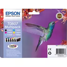 Epson | Epson Hummingbird Multipack 6-colours T0807 Claria Photographic Ink