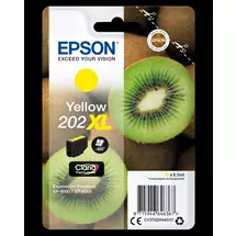 Epson | Epson Kiwi Singlepack Yellow 202XL Claria Premium Ink