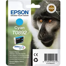 Epson Monkey Singlepack Cyan T0892 DURABrite Ultra Ink