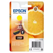 Epson | Epson Oranges Singlepack Yellow 33 Claria Premium Ink