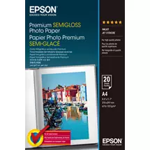 Epson | Epson Premium Semi-Gloss Photo Paper - A4 - 20 Sheets