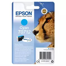 Epson | Epson Singlepack Cyan T0712 DURABrite Ultra Ink | In Stock