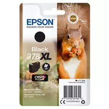 Epson | Epson Squirrel Singlepack Black 378XL Claria Photo HD Ink
