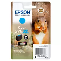 Epson | Epson Squirrel Singlepack Cyan 378XL Claria Photo HD Ink