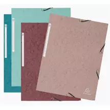 Exacompt | Exacompta Elastic folder with 3 flaps, glossy card 400g/m2 skandi