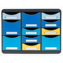Exacompt | Exacompta Store Box Multi Bee Blue - Assorted Colours - New