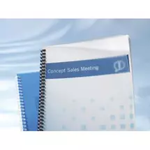 Binding Covers | GBC Binding Cover Poly Clear View A4 450 Micron Frosted