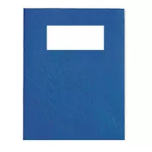 GBC | GBC LeatherGrain Binding Covers 250gsm with window A4 Blue (50)