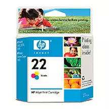 Ink Cartridges | HP 22 Tricolour Inkjet Print Cartridge ink cartridge Original Cyan,