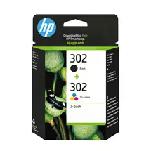 HP Ink Cartridges | HP 302 2-pack Black/Tri-color Original Ink Cartridges