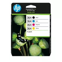 HP Ink Cartridges | HP 364 4-pack Black/Cyan/Magenta/Yellow Original Ink Cartridges