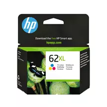 HP Ink Cartridges | HP 62XL High Yield Tri-color Original Ink Cartridge