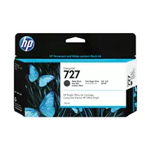 Thermal Inkjet | HP 727 130-ml Matte Black DesignJet Ink Cartridge | In Stock