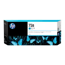 Thermal Inkjet | HP 728 300-ml Cyan DesignJet Ink Cartridge | Quzo UK