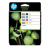 HP Ink Cartridges | HP 903 4-pack Black/Cyan/Magenta/Yellow Original Ink Cartridges