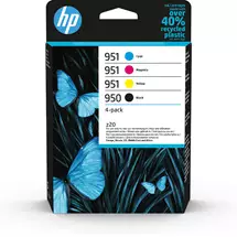 HP Ink Cartridges | HP 950 Black/951 Cyan/Magenta/Yellow 4-pack Original Ink Cartridges