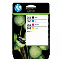 Ink Cartridges | HP 963 4-pack Black/Cyan/Magenta/Yellow Original Ink Cartridges