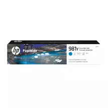 HP Ink Cartridges | HP 981Y Extra High Yield Cyan Original PageWide Cartridge