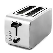 Stainless steel | Igenix IG3202 toaster 2 slice(s) 1000 W Stainless steel