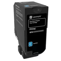 Lexmark | Lexmark 74C20C0 toner cartridge 1 pc(s) Original Cyan