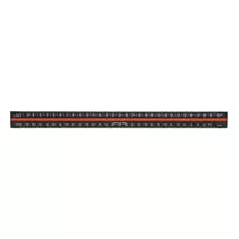 Linex | Linex 382 Scale ruler 300 mm Aluminium Black, Red 1 pc(s)