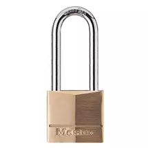 Masterlo | MASTER LOCK 40mm wide solid brass body padlock with 51mm long shackle
