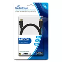 Monitor Cables | MediaRange MRCS156 HDMI cable 1.8 m HDMI Type A (Standard) Black