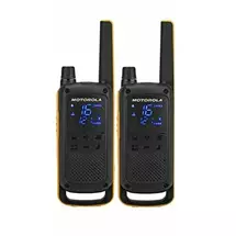 Motorola | Motorola T82 Extreme Twin Pack two-way radio 16 channels Black, Orange