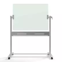 ValueX | Nobo Brilliant White Glass Mobile Whiteboard 120x90cm