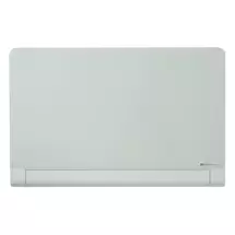 ValueX | Nobo Impression Pro Glass Magnetic Whiteboard concealed pen tray 57"