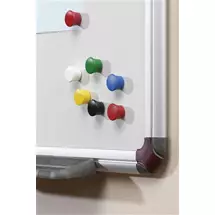 Magnetic Boards | Nobo Magnetic Drawing Pins 18mm Assorted (12) | Quzo UK