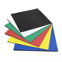 Magnetic Boards | Nobo Magnetic Squares 150x150mm Assorted Colours (6)