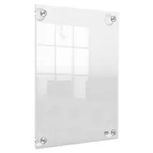 ValueX | Nobo Premium Plus A4 Clear Acrylic Wall Mounted Repositionable Poster