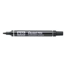 Permanent Markers | Pentel N 50 permanent marker Bullet tip Black 12 pc(s)