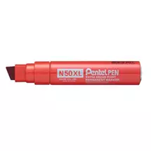 Permanent Markers | Pentel N50XL permanent marker Chisel tip Red 6 pc(s)