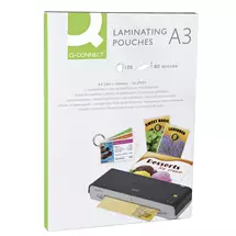 Qconnect | Q-CONNECT KF04122 laminator pouch | In Stock | Quzo UK