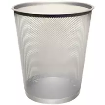 Waste container | Q-CONNECT KF00849 waste container Round Silver | In Stock