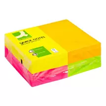 Qconnect | QCONNECT KF01350 note paper Rectangle Green, Magenta, Orange, Yellow